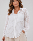 Blusa Jacquard Floreale