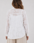 Blusa Jacquard Floreale