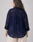 Blusa Jacquard Floreale