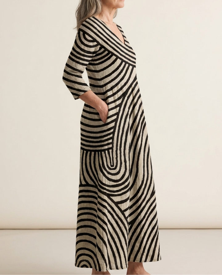 Fiona | Abito Midi Fluido ed Elegante