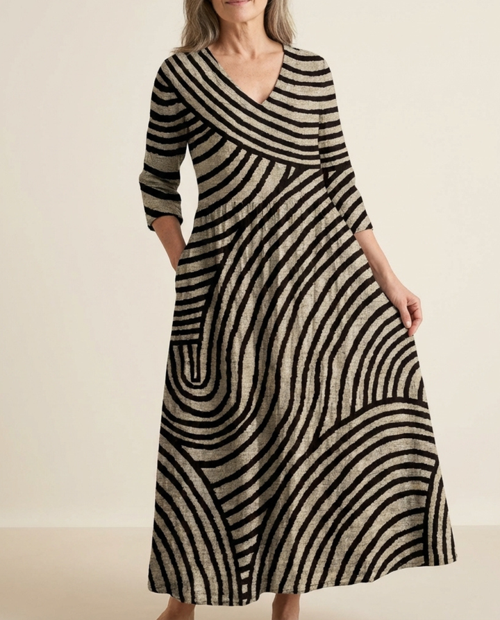 Fiona | Abito Midi Fluido ed Elegante