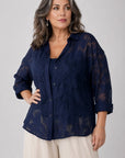Blusa Jacquard Floreale
